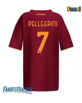 AS Roma Lorenzo Pellegrini #7 Tricou Fotbal Replică 2025-26 Femei Acasa